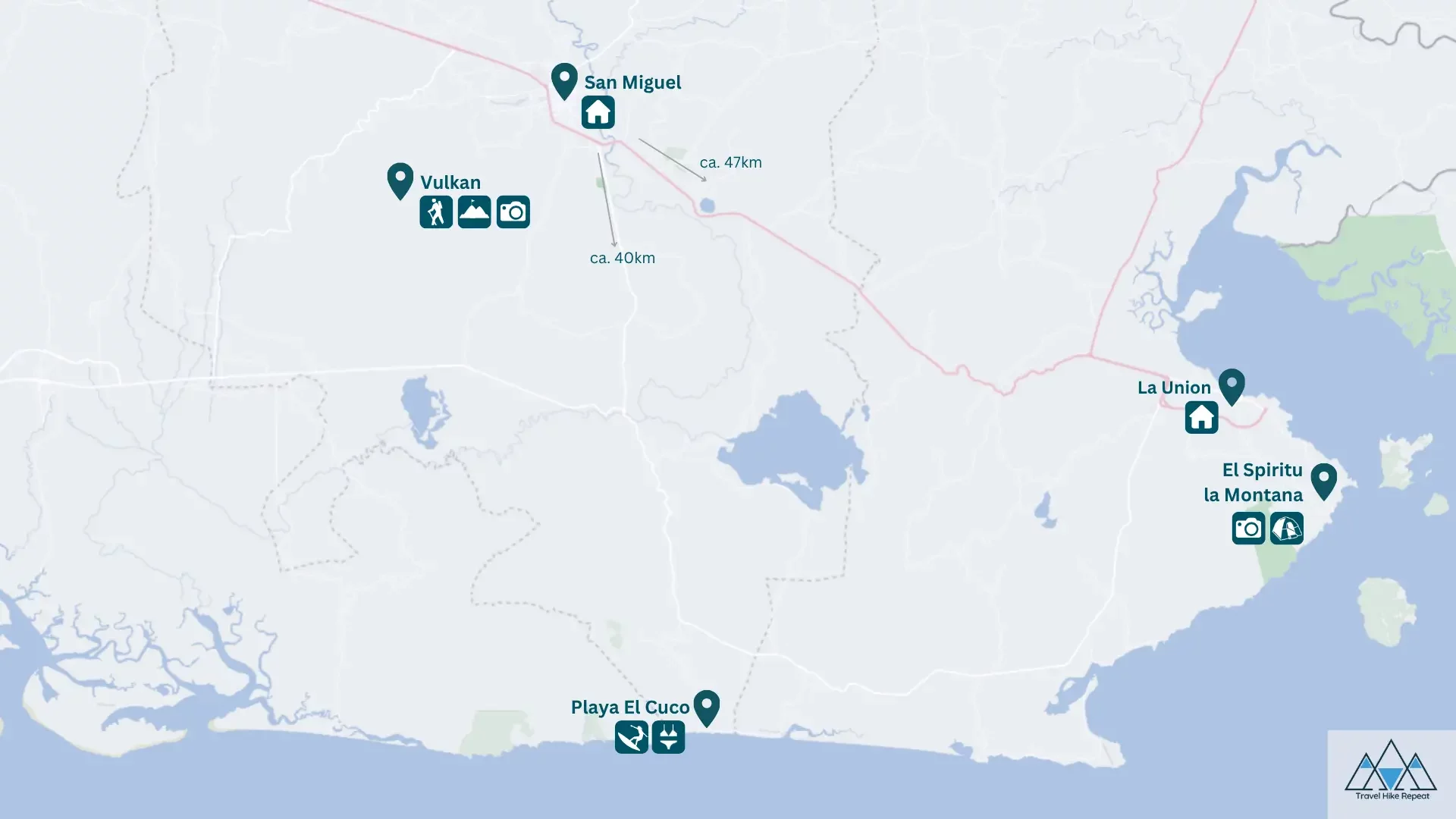 El-Salvador-San-Miguel-Karte-Umgebung