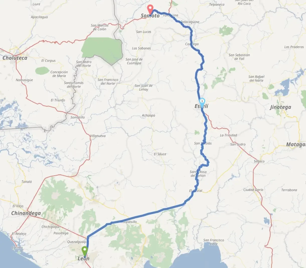 Nicaragua_Anreise_Leon_nach_Somoto Nicaragua_Anreise_Leon_nach_Somoto